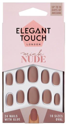 Elegant touch nude اظافر تركيب